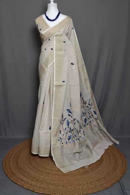 Blue Meadow Linen Tissue