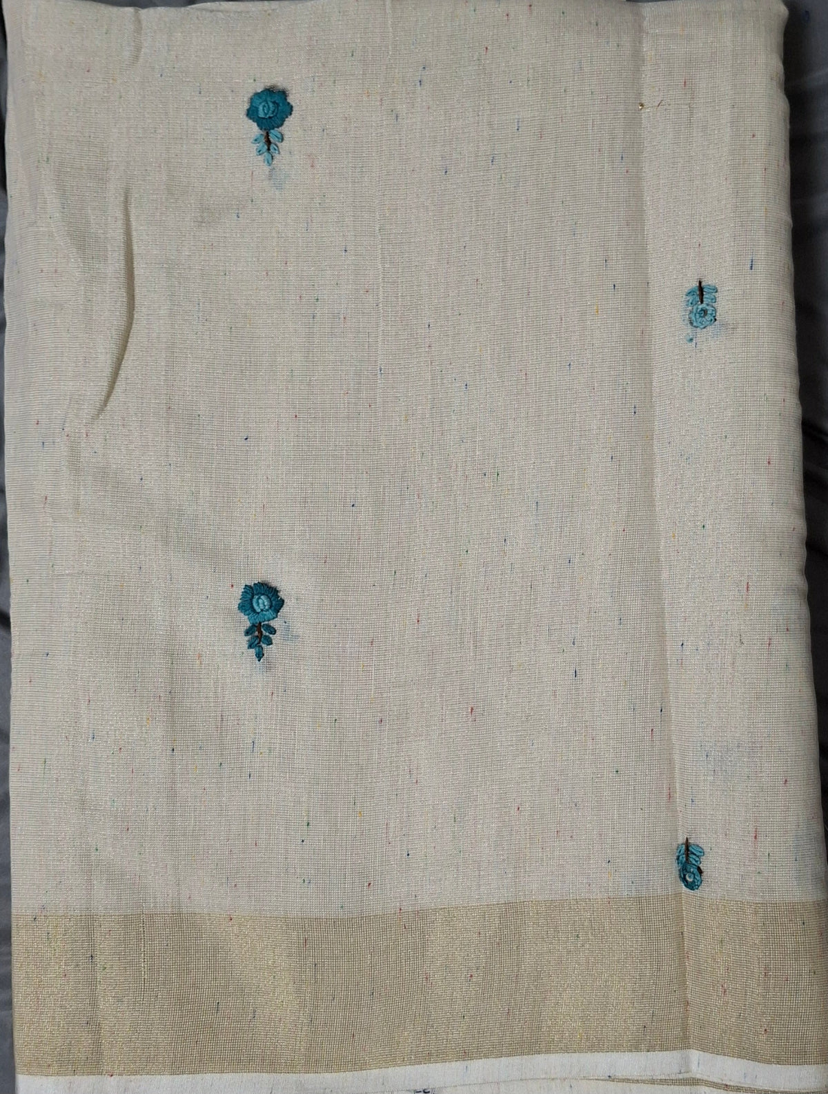 Blue Meadow Linen Tissue