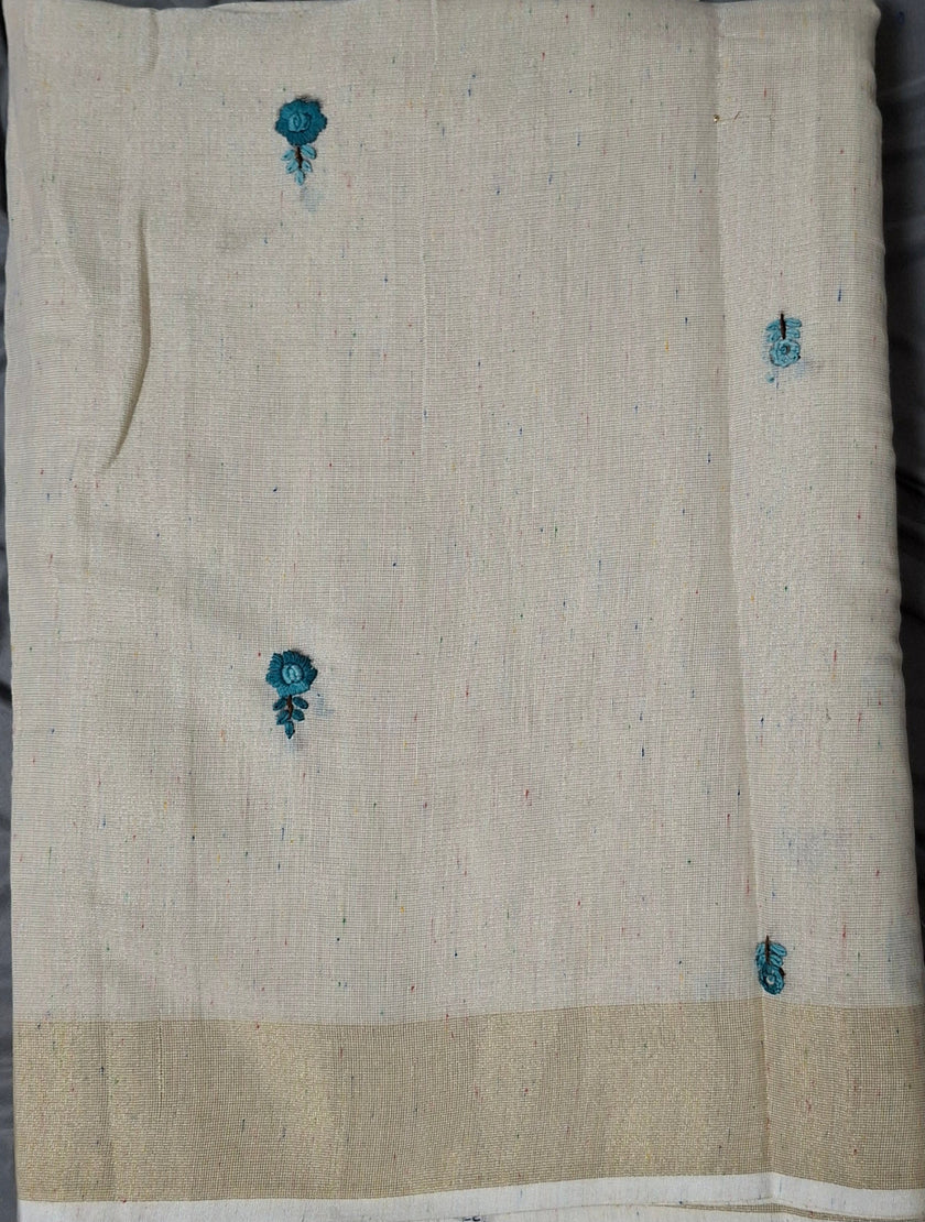 Blue Meadow Linen Tissue