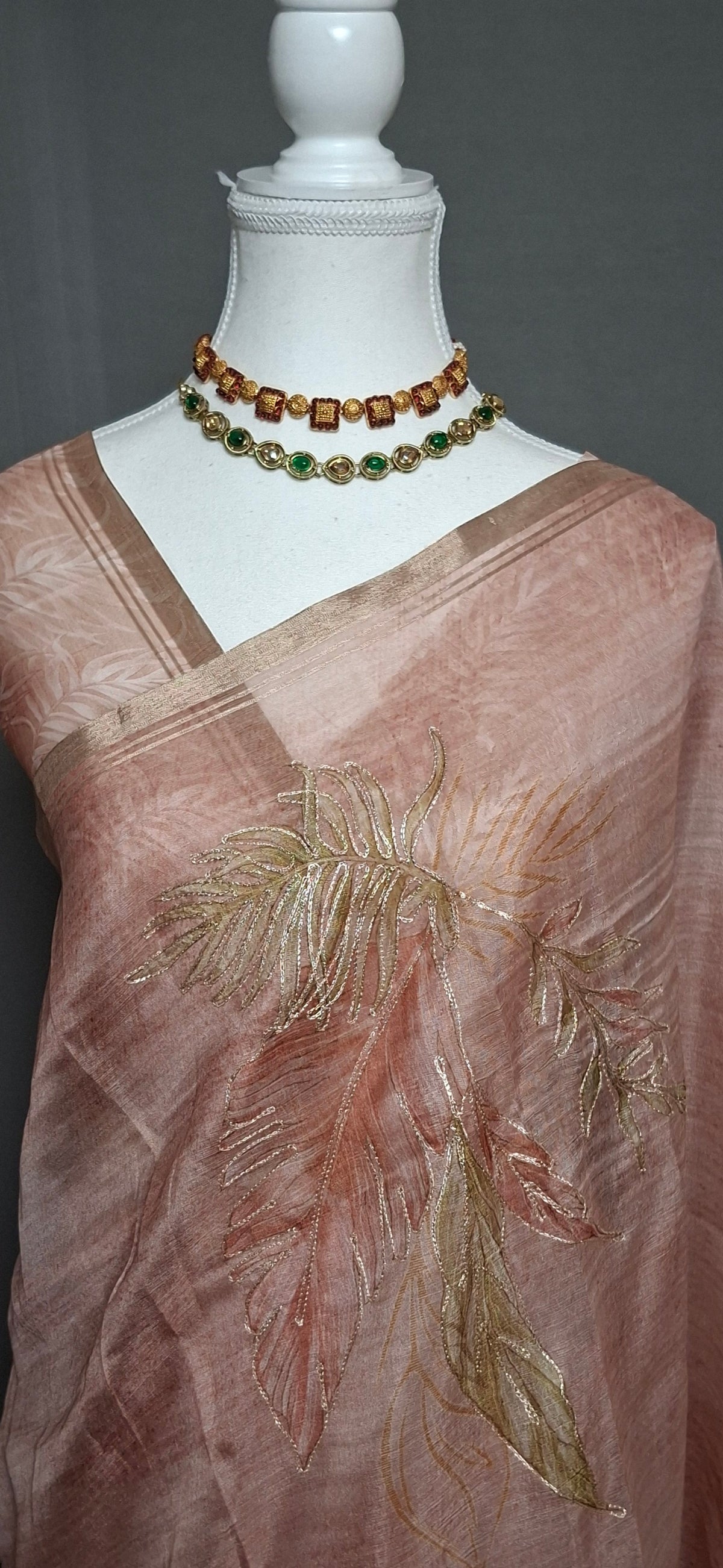 Petal Grove Kora Silk Saree