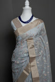 Moonmist Floral Silky Kota Saree
