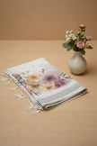Floral Haze Linen Saree