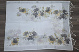 Floral Haze Linen Saree