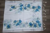 Floral Haze Linen Saree