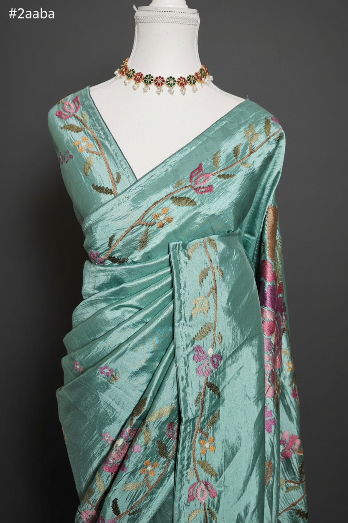 Enchanted Bloom Raw Silk