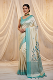 Whispering Blooms Cotton Silk Saree