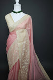 Pastel Whisper Embroidered Silky Kota