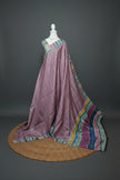 Rainbow Border Matka Silk