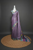 Rainbow Border Matka Silk