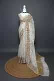Pastel Bloom Tissue Saree