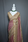 Dual Tone Blossom Blended Tussar Saree