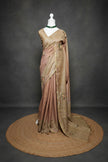 Dual Tone Blossom Blended Tussar Saree