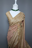 Dual Tone Blossom Blended Tussar Saree