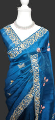 Royal Bloom Premium Semi Tussar Saree