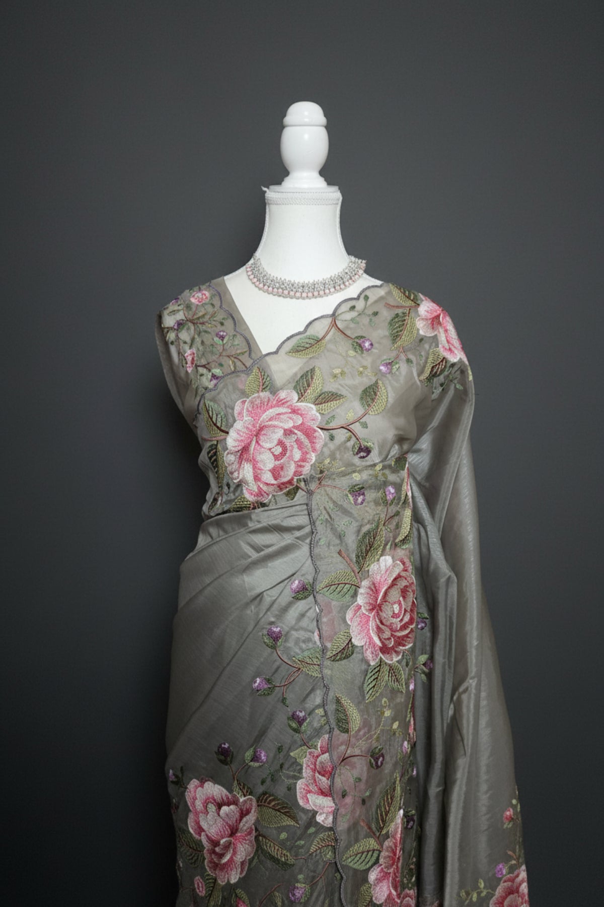 Rose Garden Soft Organza Saree