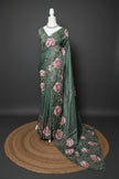 Rose Garden Soft Organza Saree
