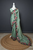 Floral Blossom Crush Silk Saree
