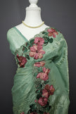 Floral Blossom Crush Silk Saree