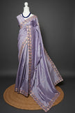 Floral Cutwork Tussar Silk