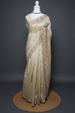 Floral Cutwork Tussar Silk