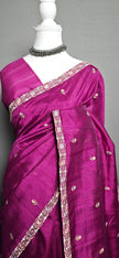 Timeless Butta Semi Tussar Saree