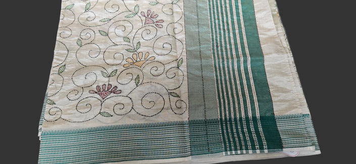 Timeless Vines Cotton Silk Saree