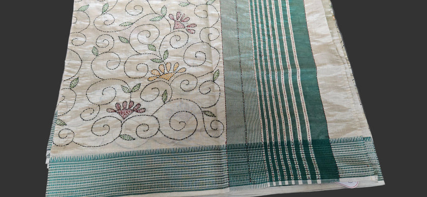 Timeless Vines Cotton Silk Saree
