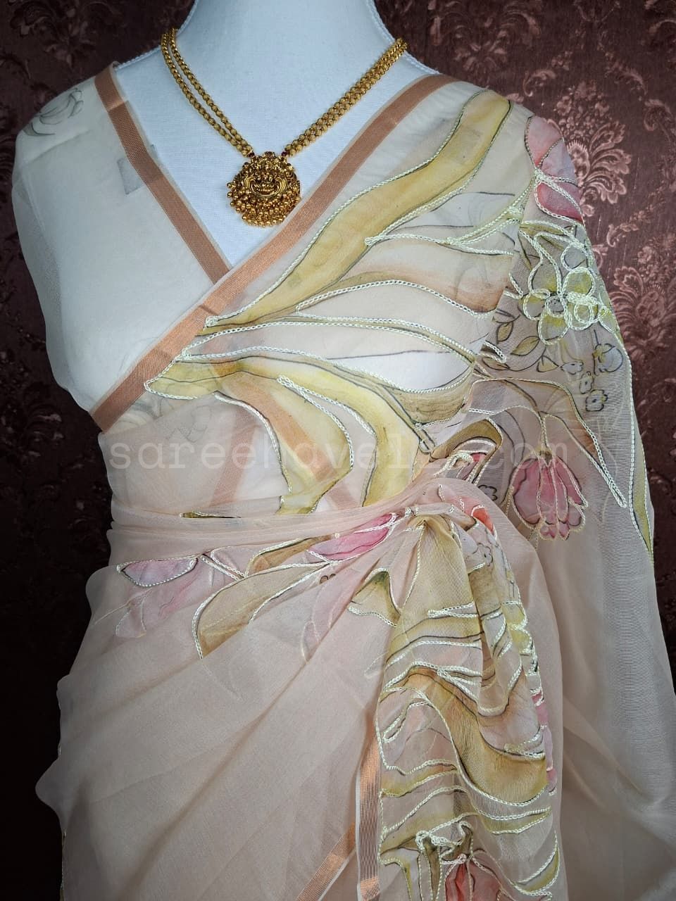 Classic Kora Saree - Saree Haveli Default Title