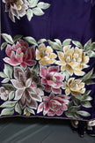 Midnight Bloom Pure Tissue Saree