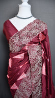 Botanical Lines  Blended Tussar Saree