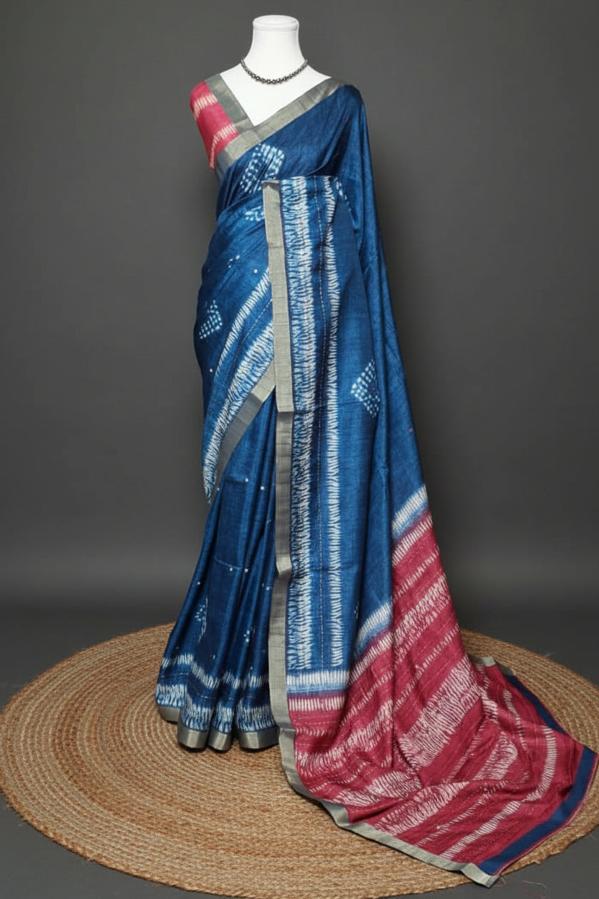 Ocean Dye Tussar