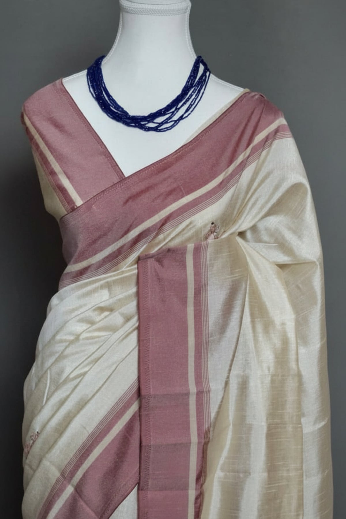 Kantha Grace Muga Silk Saree