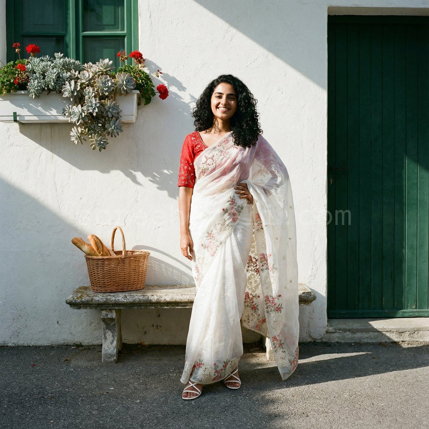 The Cutwork Edit - Saree Haveli Gold