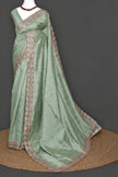 Floral Cutwork Tussar Silk