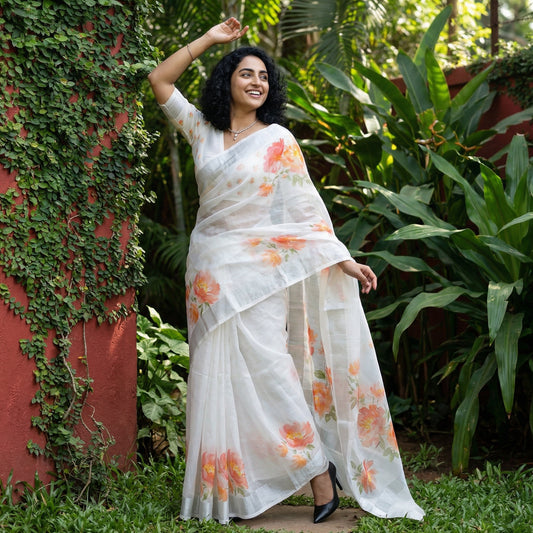 Summer Blossom Saree