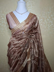 Classic Woven Tissue Silk Saree - Saree Haveli Green