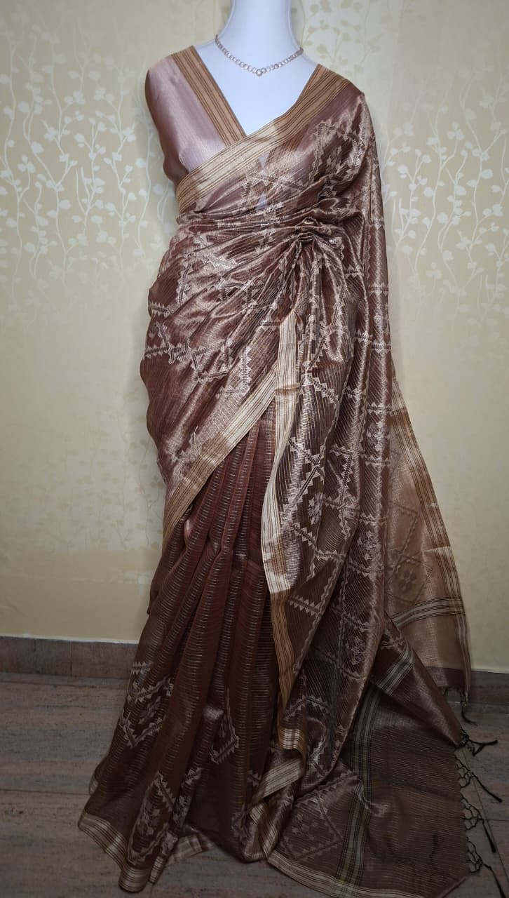 Classic Woven Tissue Silk Saree