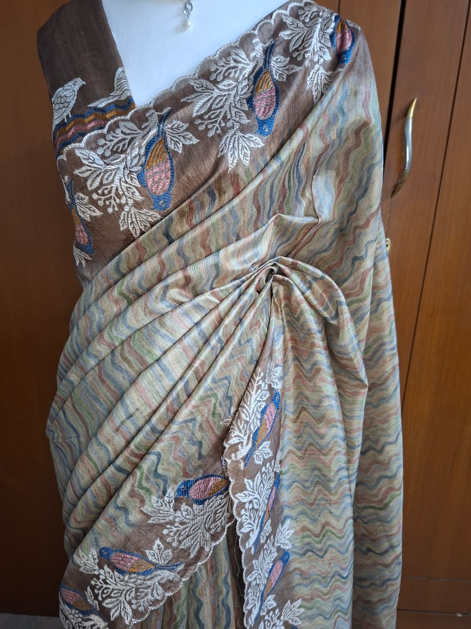 Timeless Tussar Silk Saree