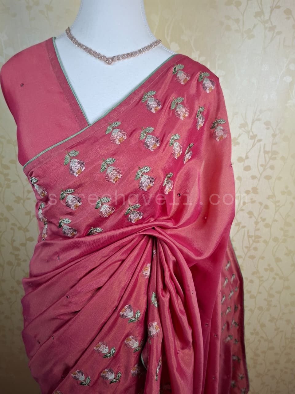 Blush Mirror Elegance - Saree Haveli Default Title