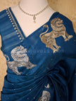 Heritage Lion Tussar Saree - Saree Haveli Default Title