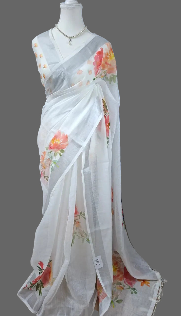 Summer Blossom Saree
