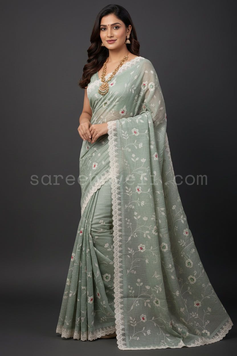 Mint Lace Bloom Kota