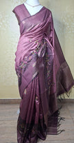 Royal Plum Weave - Saree Haveli Default Title