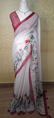 Blush Edge Linen - Saree Haveli Default Title