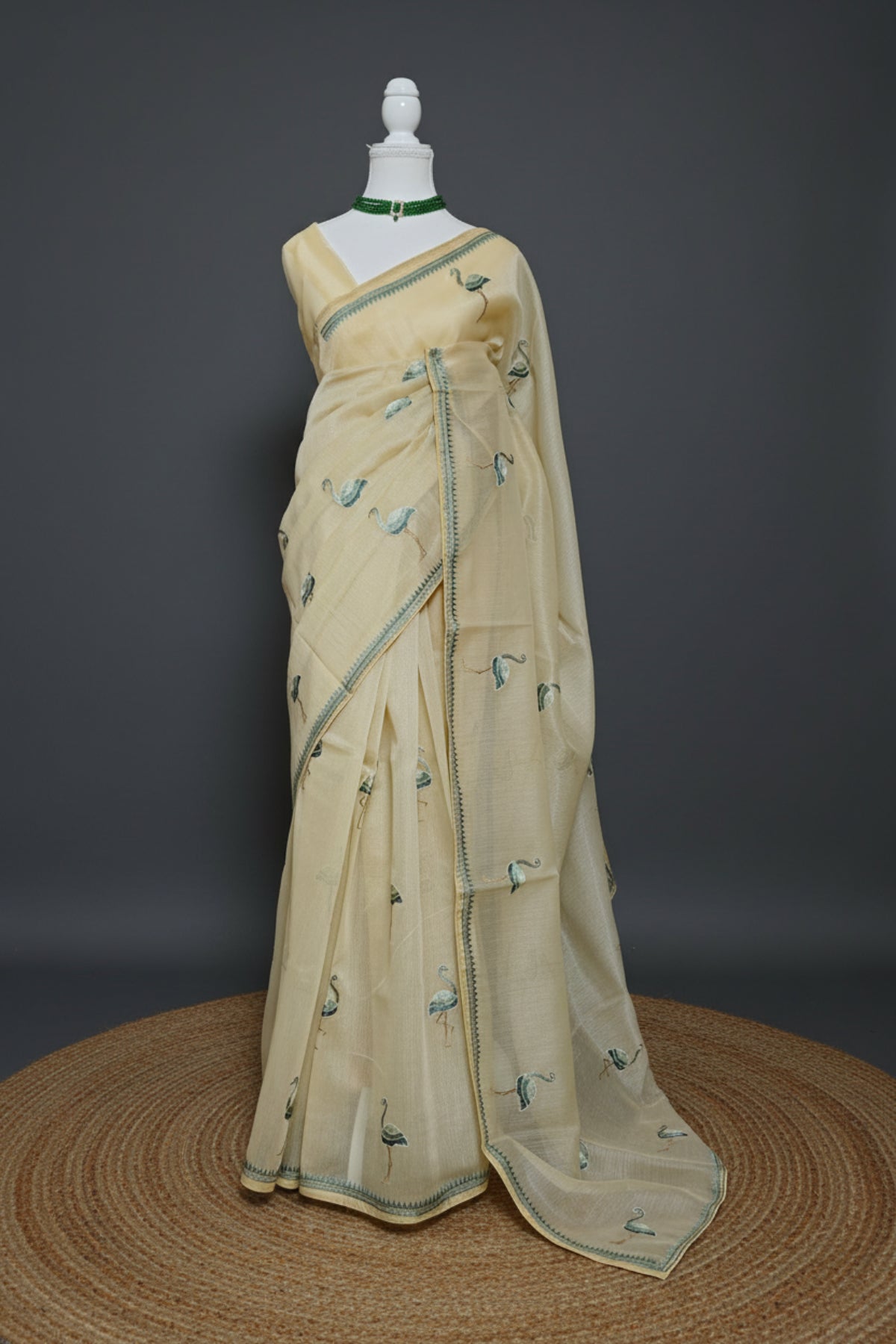 Flamingo Grace Tissue Saree