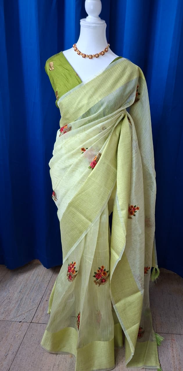 Fancy Saree-with thread work