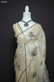 Lotus Bloom Chanderi Organza Saree