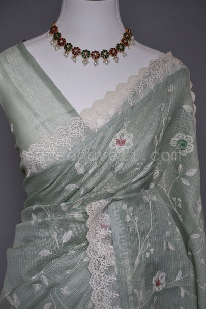 Mint Lace Bloom Kota