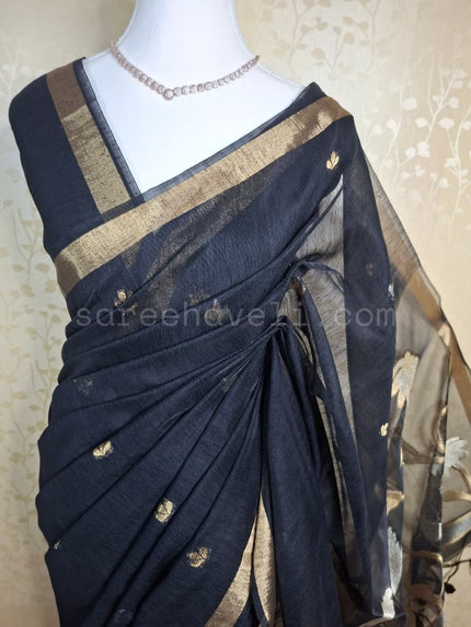Midnight Bloom Cotton - Saree Haveli Default Title