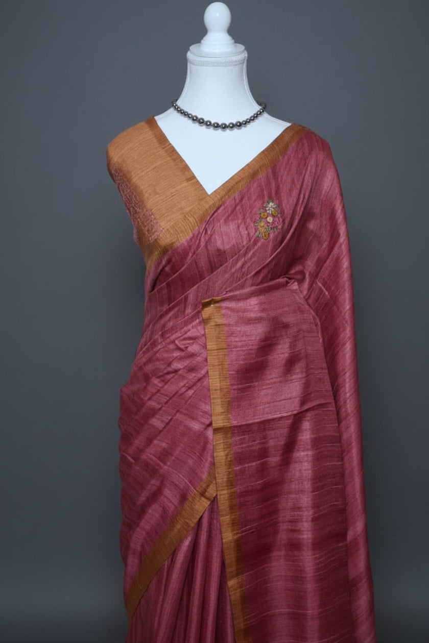 Radiant Weave Tussar Silk